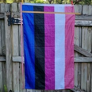 Gender fluid pride flag , banner, decoration. 59'X35'